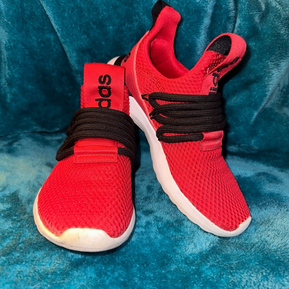 Adidas Kids Lite Racer Adapt 3.0 Running Shoe Great Condition-Like New Size 12